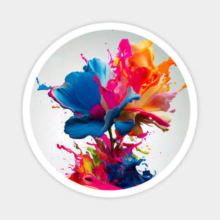 Colorful Artwork Art Designs. Fine Art Magnet